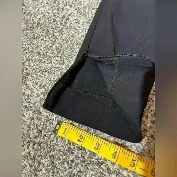 Massimo Dutti Women’s Slim Business Casual Pants Black Size 4 Stretch Ankle Zip - Picture 4 of 15